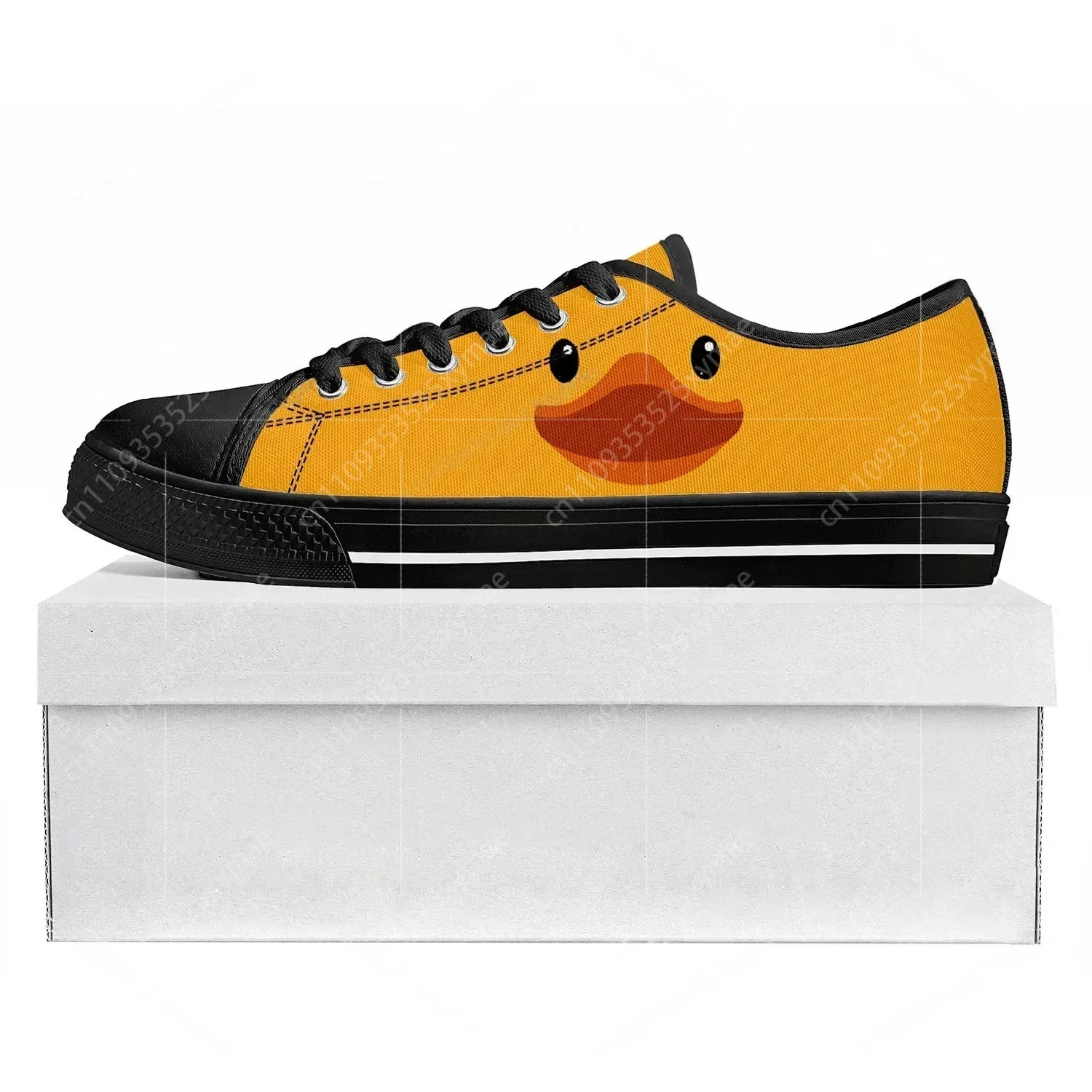 Men'S Shoes Yellow And Black - أحذية رياضية منخفضة الارتفاع مطبوعة على