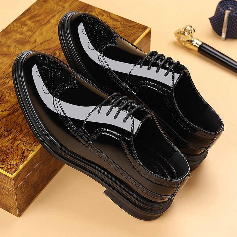 أحذية رجالية رسمية من الجلد ال - مراجعة Men'S Shoes Brogues وسعره