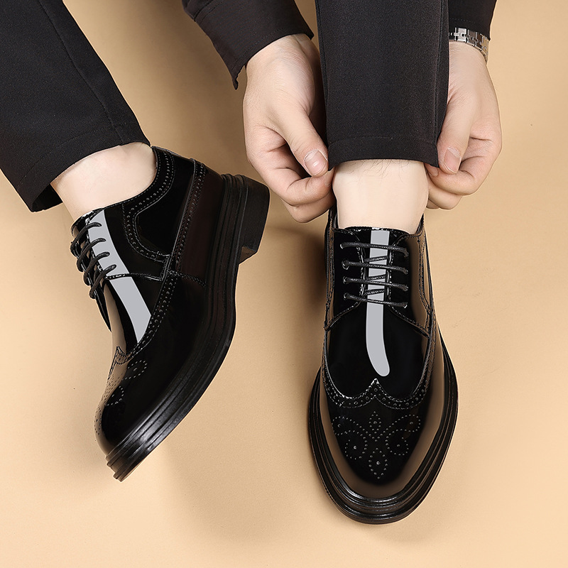 أحذية رجالية رسمية من الجلد ال - مراجعة Men'S Shoes Brogues وسعره