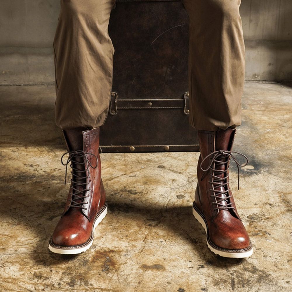 الرجال البقرة جلد طبيعي دراجة  - مراجعة Men'S Shoes Brogues وسعره