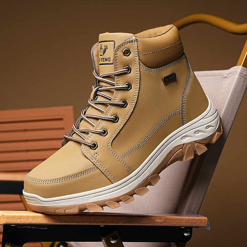 أحذية رجالية شتوية للمشي في ال - مراجعة Men'S Shoes Yellow And Black وسعره