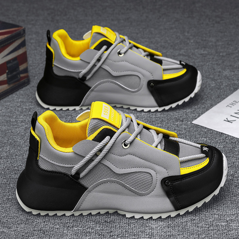 أحذية رياضية كاجوال ريترو بتصم - مراجعة Men'S Shoes Yellow And Black وسعره