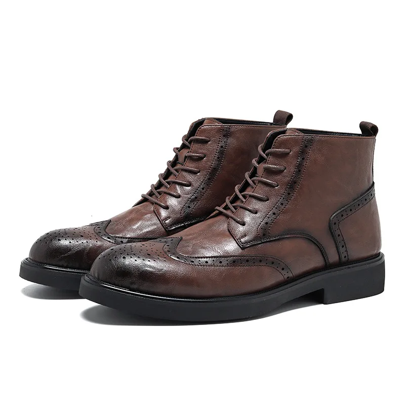 أحذية كلاسيكية للرجال للكاحل ت - مراجعة Men'S Shoes Brogues وسعره