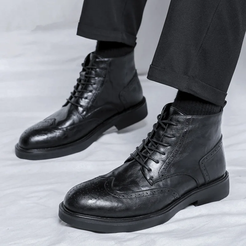 أحذية كلاسيكية للرجال للكاحل ت - مراجعة Men'S Shoes Brogues وسعره
