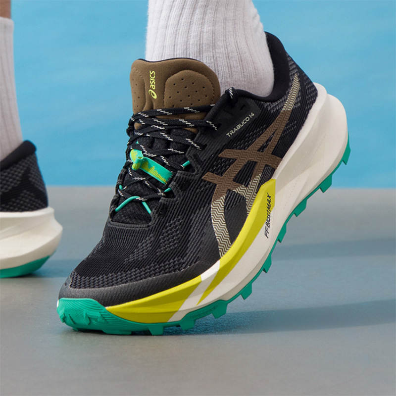 حذاء أسيكس للرجال TRABUCO 14 أ - مراجعة Men'S Shoes Yellow And Black وسعره