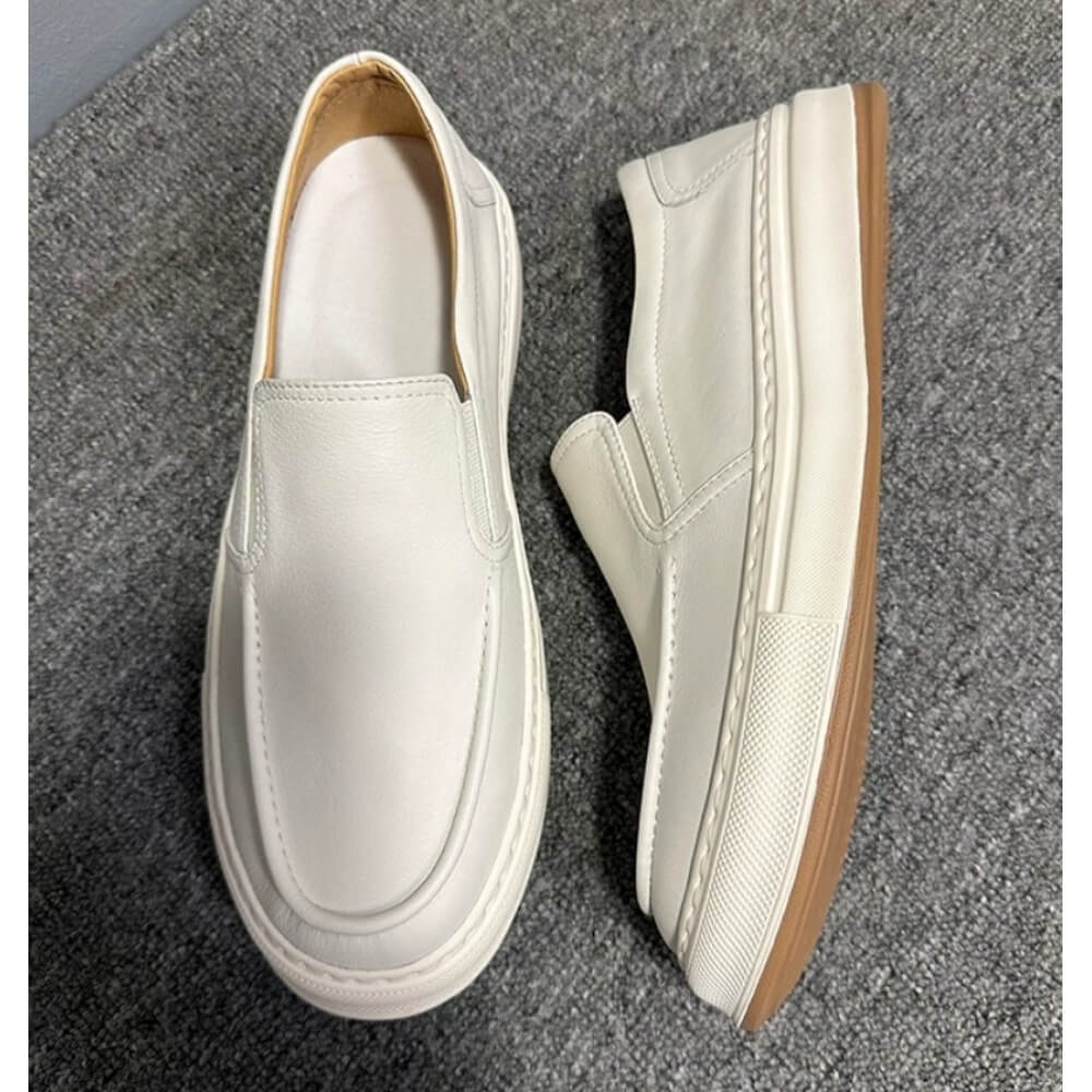 أحذية لوفر فاخرة بيضاء من الجل - مراجعة Men'S Shoes Smart وسعره