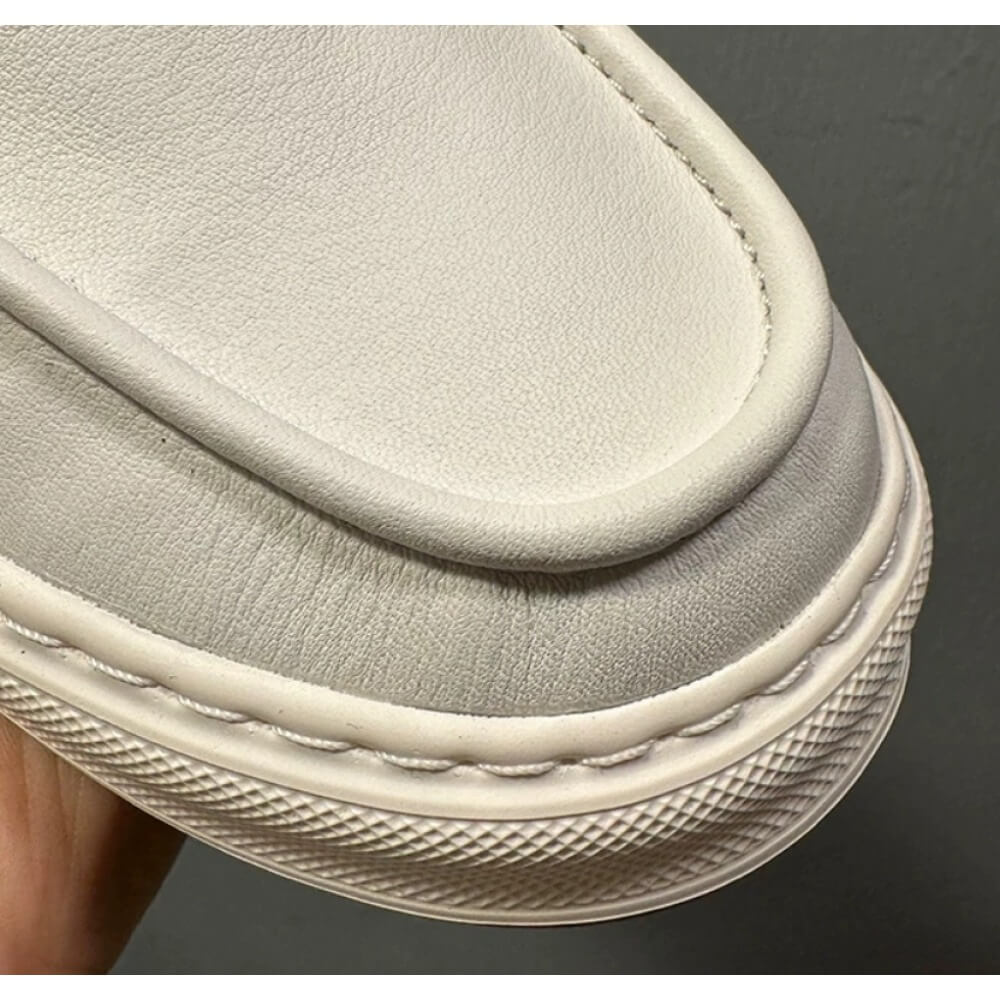أحذية لوفر فاخرة بيضاء من الجل - مراجعة Men'S Shoes Smart وسعره