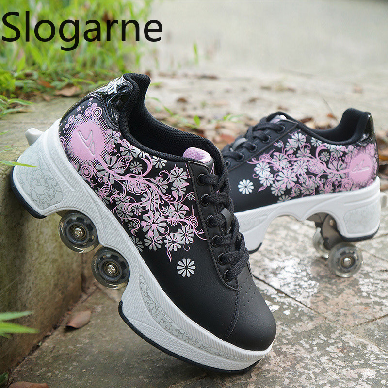 النساء 4 عجلات تشوه زلاجات دوا - مراجعة Men Shoes Casual وسعره