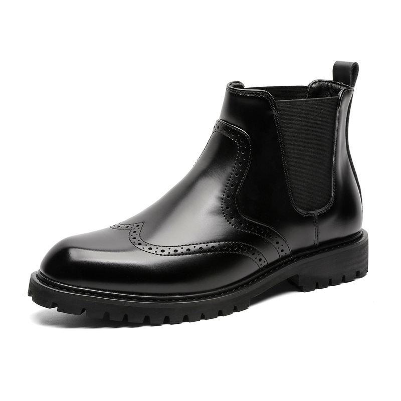 أحذية تشيلسي كبيرة الحجم للرجا - مراجعة Men'S Shoes Brogues وسعره