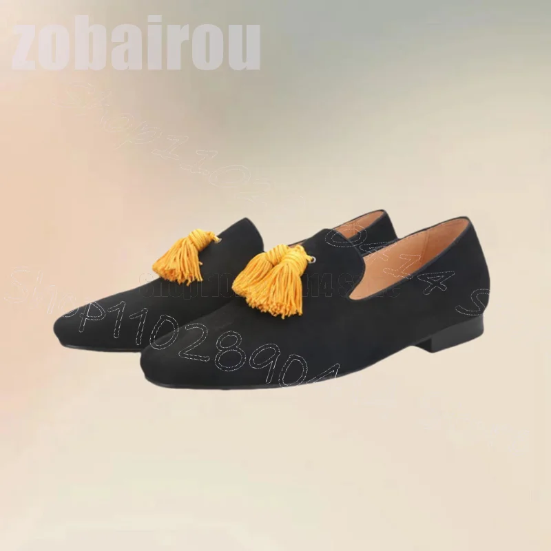 أحذية رجالية سوداء من الجلد ال - مراجعة Men'S Shoes Yellow And Black وسعره