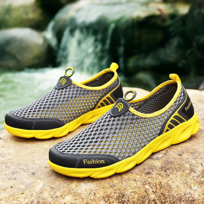 أحذية رياضية رجالية للجري، أحذ - مراجعة Men'S Shoes Yellow And Black وسعره