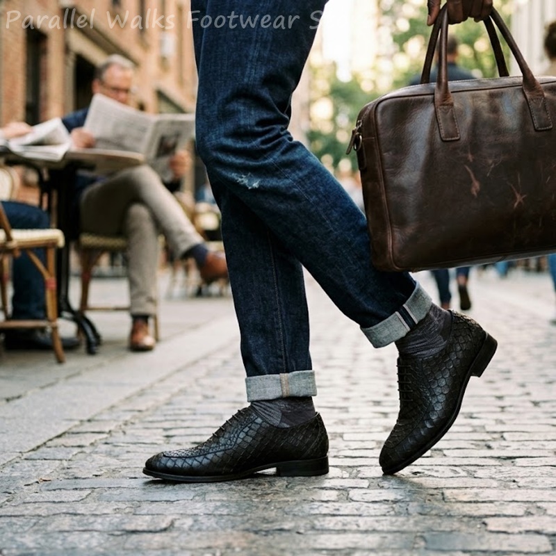 أحذية أكسفورد رجالية رسمية من  - مراجعة Men'S Shoes Brogues وسعره