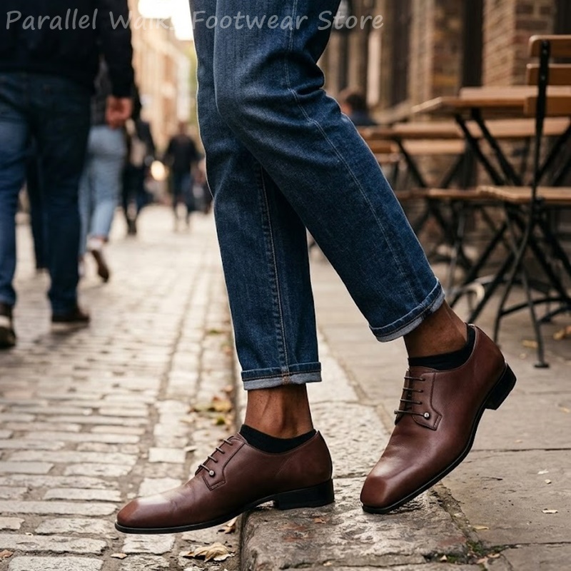 أحذية ديربي رجالية من الجلد ال - مراجعة Men'S Shoes Smart وسعره