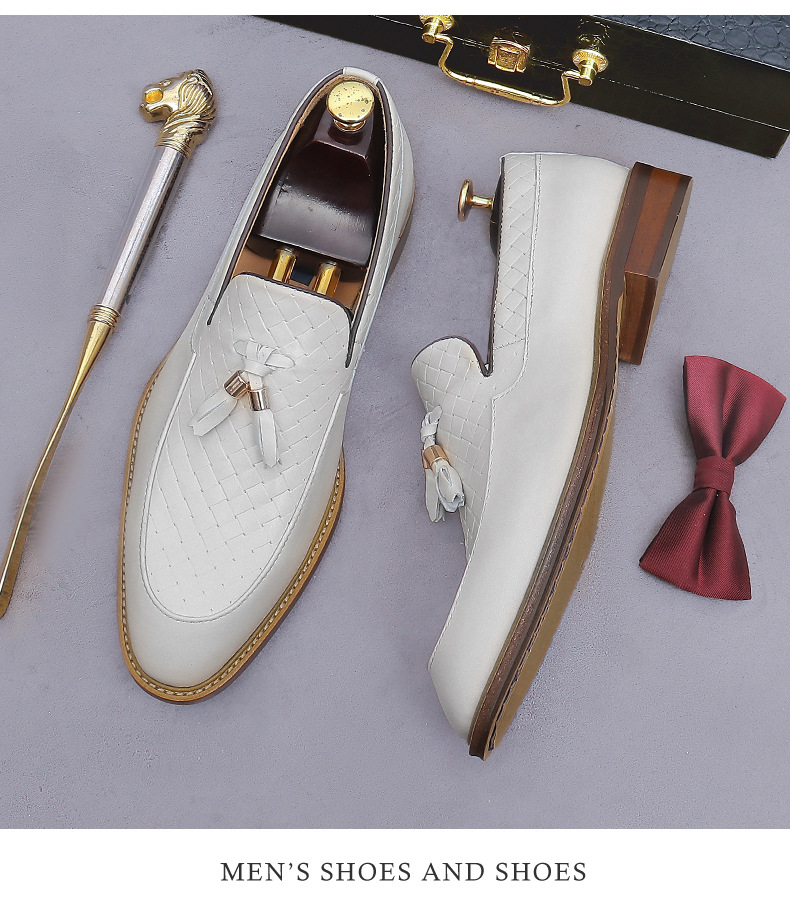 أحذية رجالية من الجلد الصناعي  - مراجعة Men'S Shoes Smart وسعره